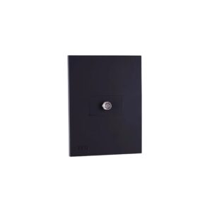 Nova Salida Coaxial negro mate