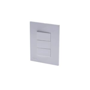 Nova blanco Interruptor triple 10A/127V
