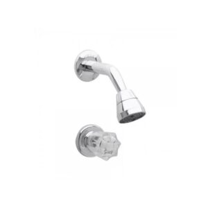 Llave o registro + Regadera Briza Grival